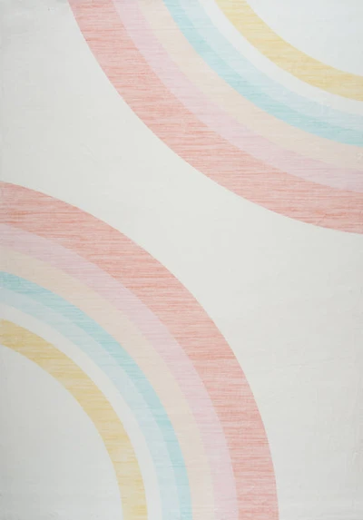 Daisy Cream Floral Area Rug