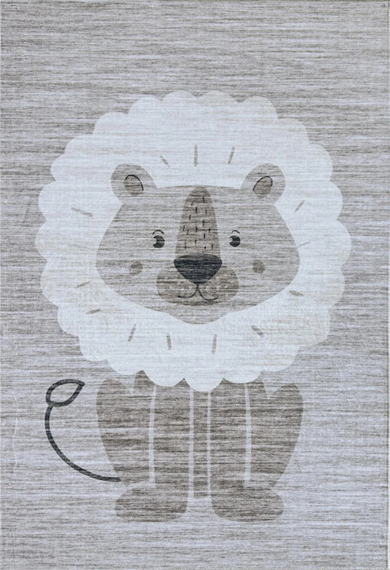 Beige Daisy Floral Elegance Rug