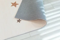 Cream Daisy Charm Floral Area Rug