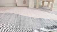 Europa Beige Geometric Pattern Rug