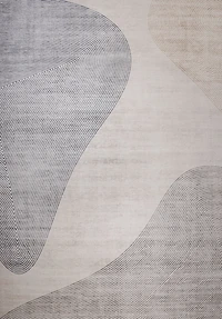Europa Beige Geometric Pattern Rug