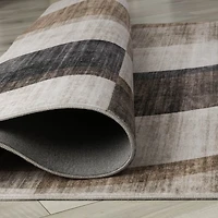 Europa Brown Distressed Pattern Area Rug