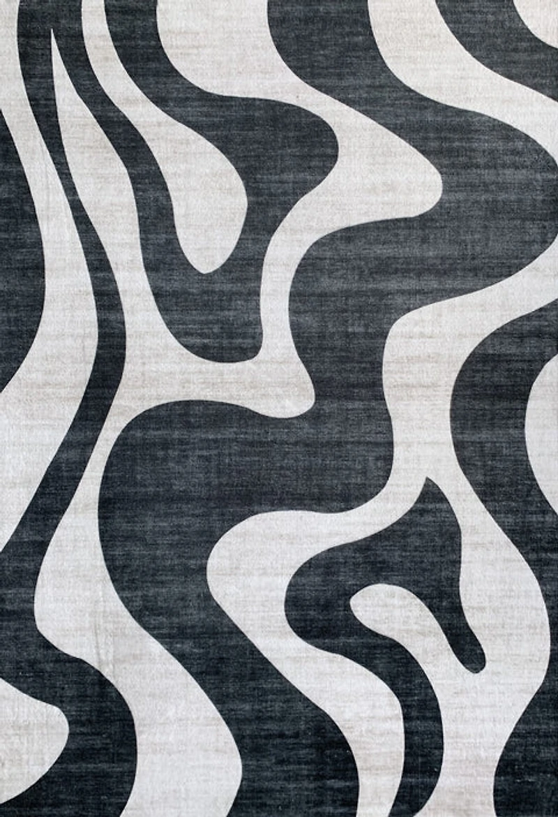 Europa Black Bold Contrast Area Rug