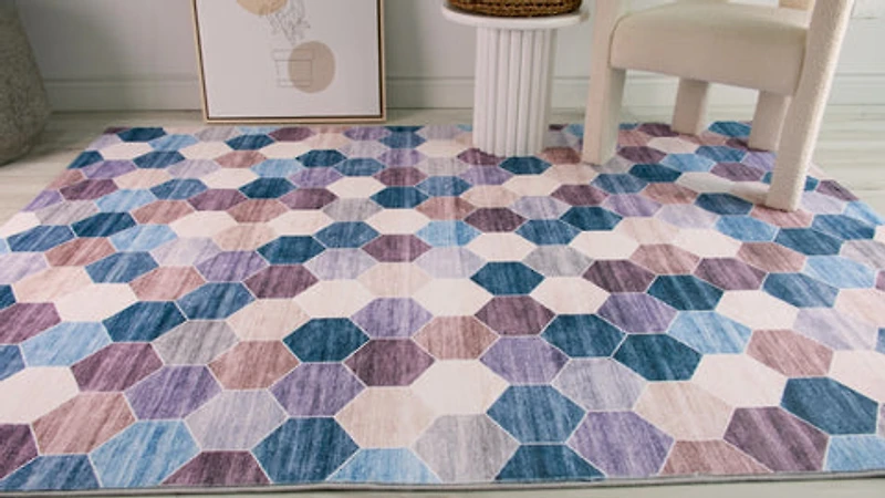 Europa Multi-Toned Modern Distressed Rug