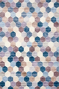 Europa Multi-Toned Modern Distressed Rug