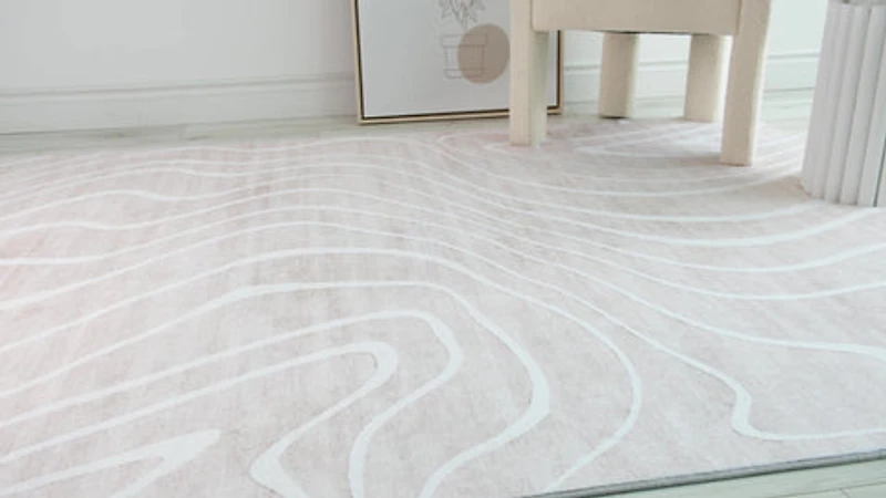 Europa Beige Tonal Stripe Area Rug