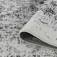 Hamilton Black Floral Medallion Area Rug