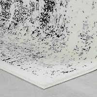 Hamilton Black Floral Medallion Area Rug