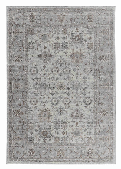 Hamilton Cream Ornamental Floral Area Rug