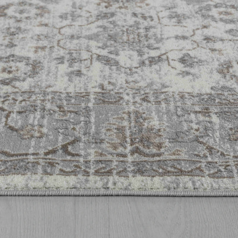 Hamilton Cream Ornamental Floral Area Rug