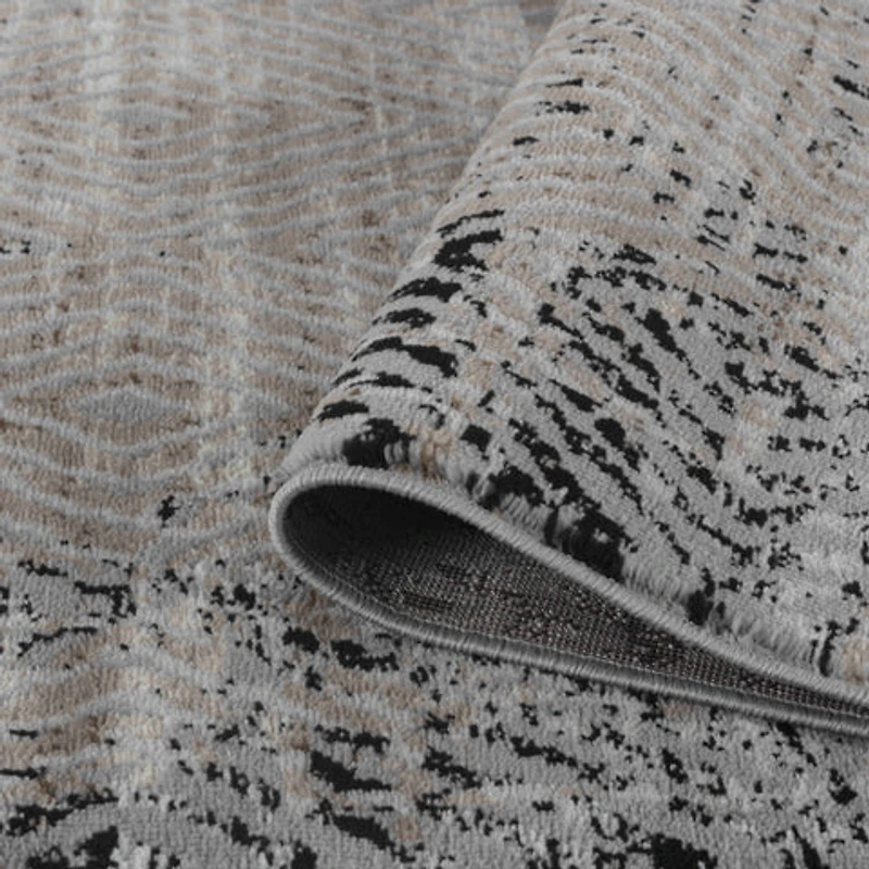 Hamilton Classic Black Scrollwork Area Rug