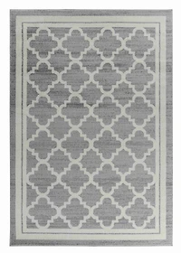 Hamilton Grey Vintage-Inspired Ornamental Rug