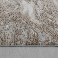 Hamilton Brown Floral Border Traditional Rug