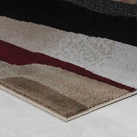 Hamilton Brown Geometric Vintage-Inspired Rug