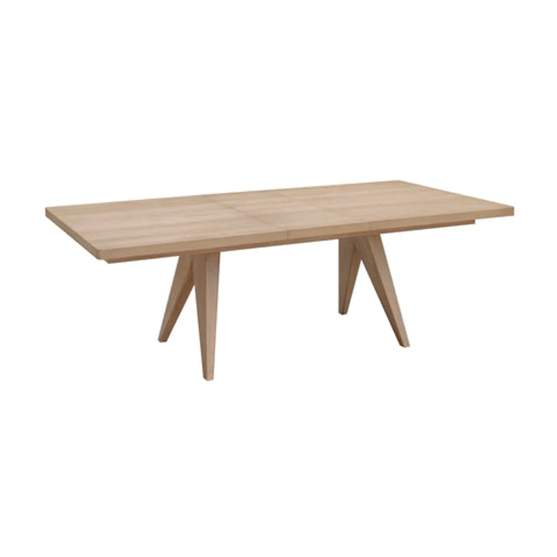 Sumire Ash Wood Rectangular Extension Table in Ginger