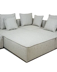 Phoebe 5 Piece Modular Set - Quartz