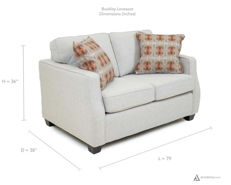 Buckley Loveseat - Proudly Made in Canada