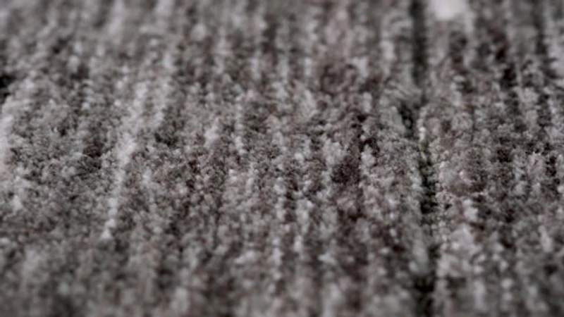 Leela Grey Modern Brushstroke Patterned Rug