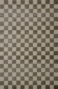Leela Ivory Textured Wave Design Area Rug