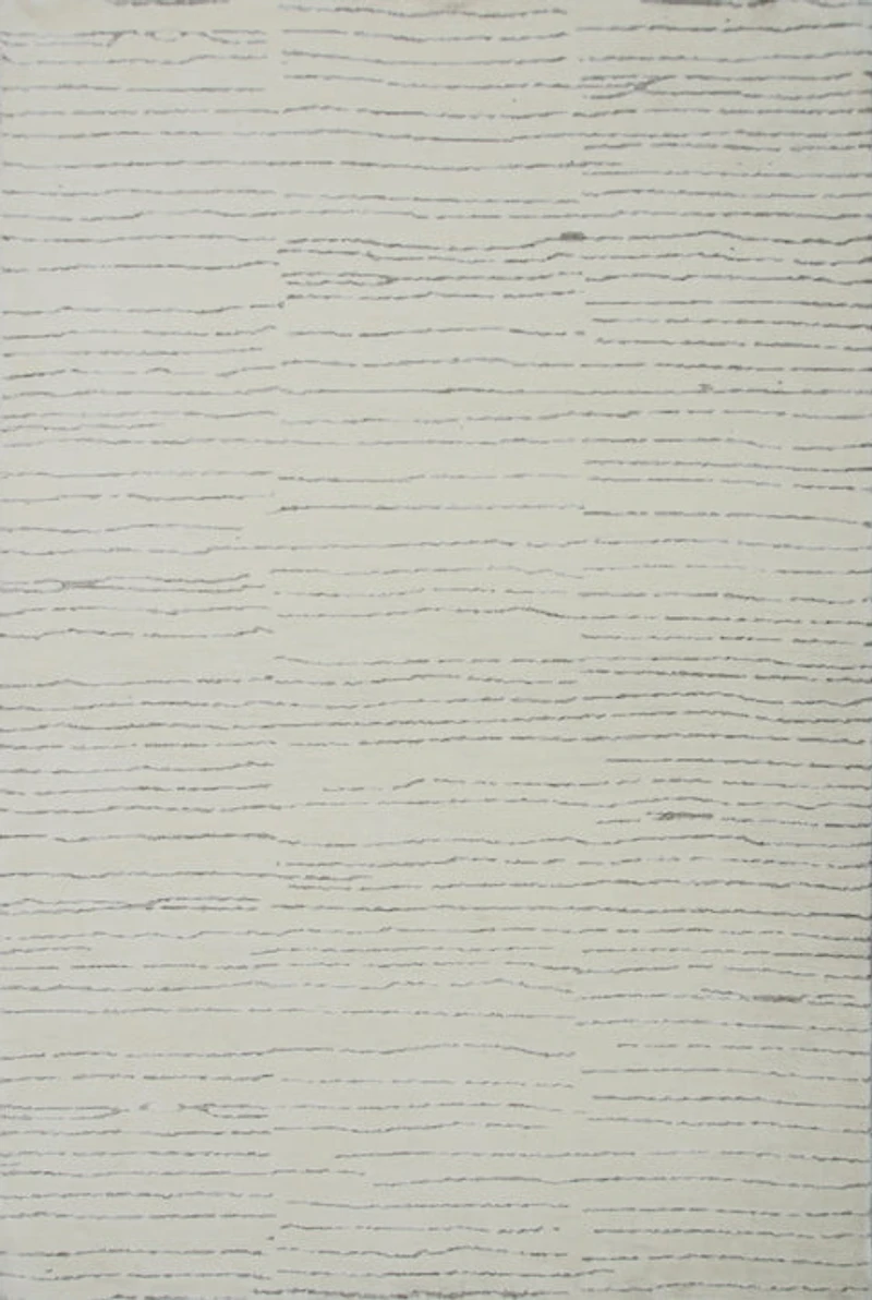 Leela Ivory Linear Modern Area Rug