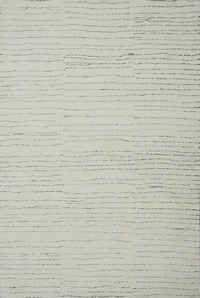 Leela Ivory Linear Modern Area Rug