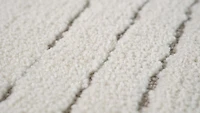 Leela Ivory Linear Modern Area Rug