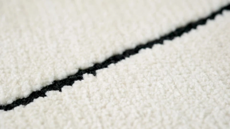 Ivory Leela Minimalist Brushstroke Area Rug