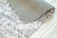Lily Grey Faded Medallion Area Rug