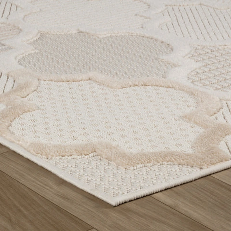 Marrakech Elegant Cream Area Rug