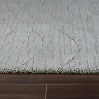 Milano Grey Contemporary Geometric Area Rug