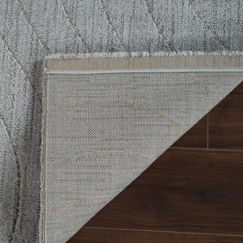 Milano Grey Contemporary Geometric Area Rug