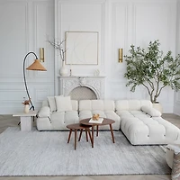 Milano Grey Contemporary Geometric Area Rug