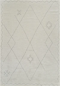 Milano Beige Modern Distressed Area Rug