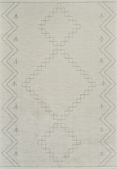 Milano Beige Textured Abstract Area Rug
