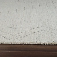 Milano Beige Textured Abstract Area Rug