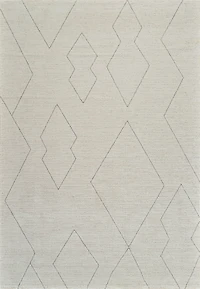 Milano Beige Faded Abstract Area Rug