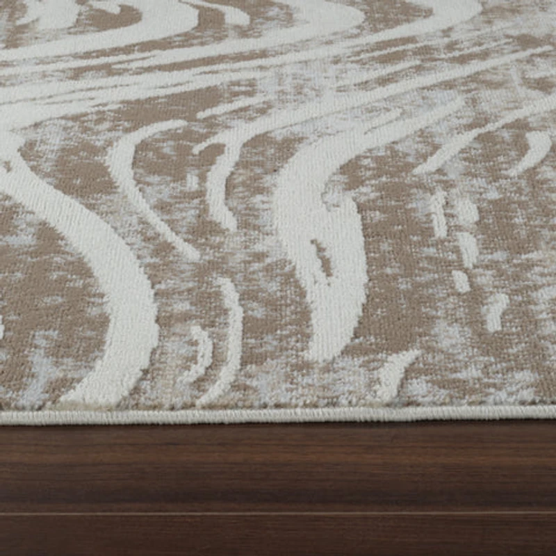 Nairobi Beige Modern Textured Area Rug
