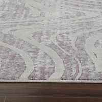 Nairobi Purple Geometric Modern Area Rug