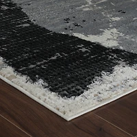 Nairobi Black Contemporary Textured Rug