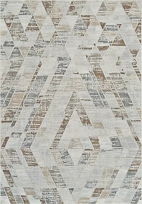 Nairobi Beige Contemporary Art-Inspired Rug