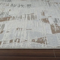 Nairobi Beige Contemporary Art-Inspired Rug