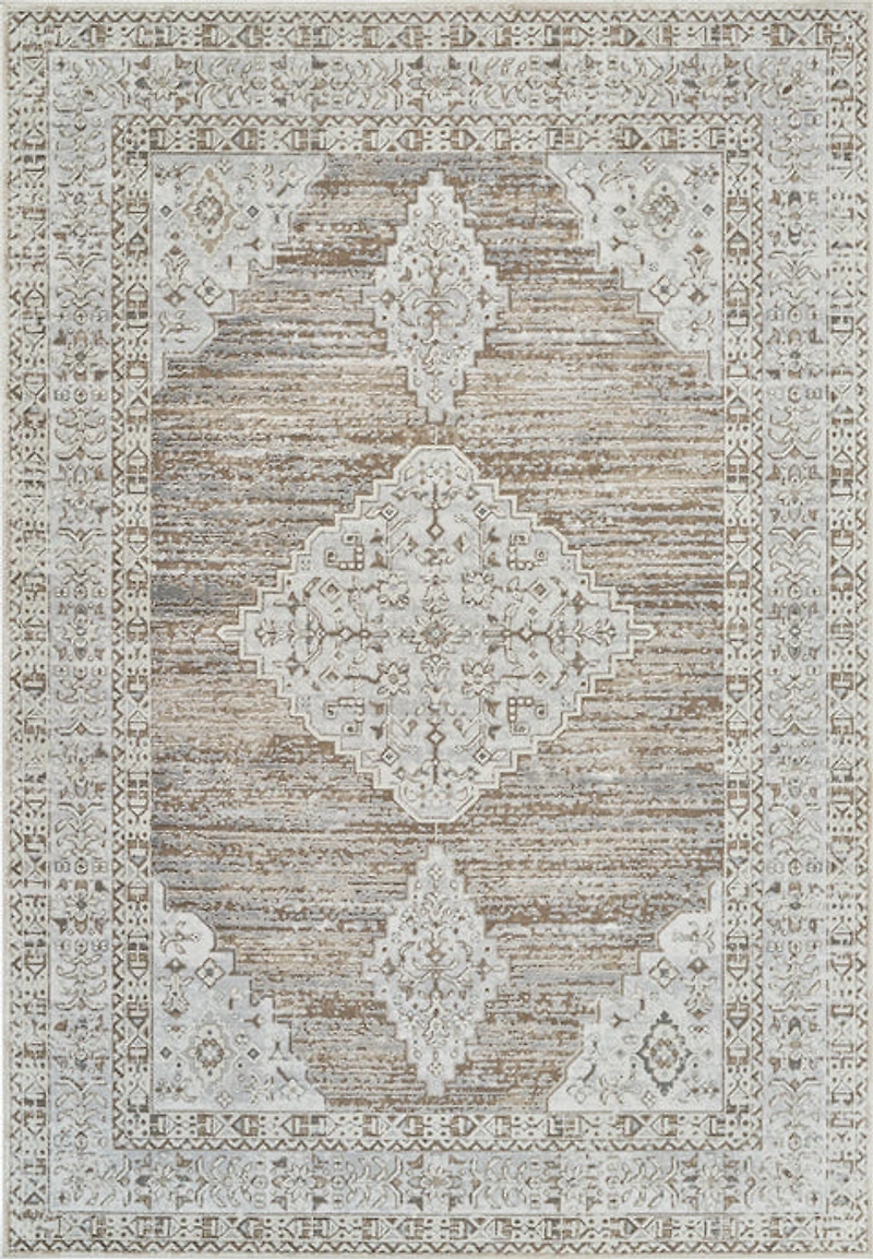 Nairobi Beige Geometric Chic Area Rug