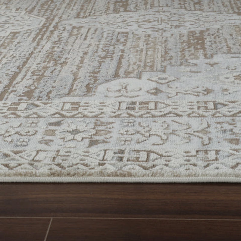 Nairobi Beige Geometric Chic Area Rug
