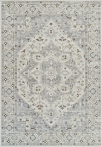Nairobi Grey Distressed Vintage Area Rug