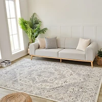 Nairobi Grey Medallion Rug – 5x8