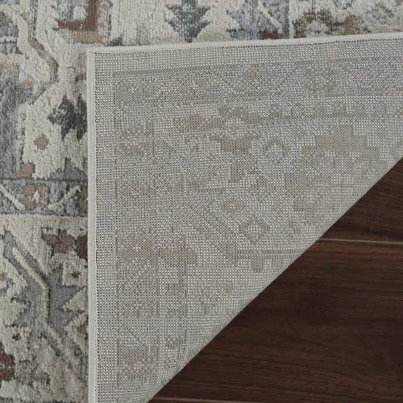 Nairobi Grey Distressed Vintage Area Rug