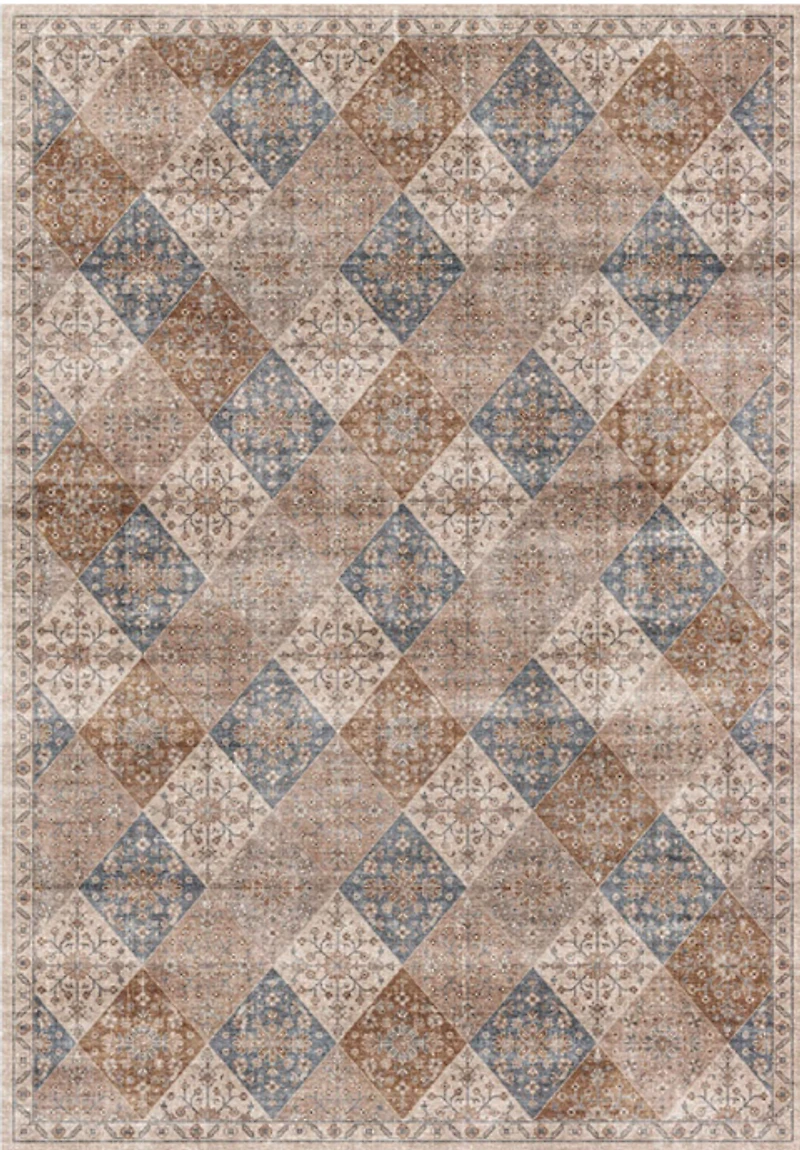 Prismatic Multi Abstract Waves Area Rug