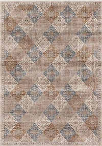 Prismatic Multi Abstract Waves Area Rug