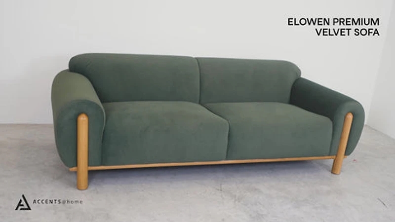 Elowen Premium Velvet Sofa