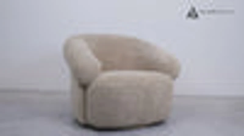 Brevik Upholstered Accent Chair with Fixed Base